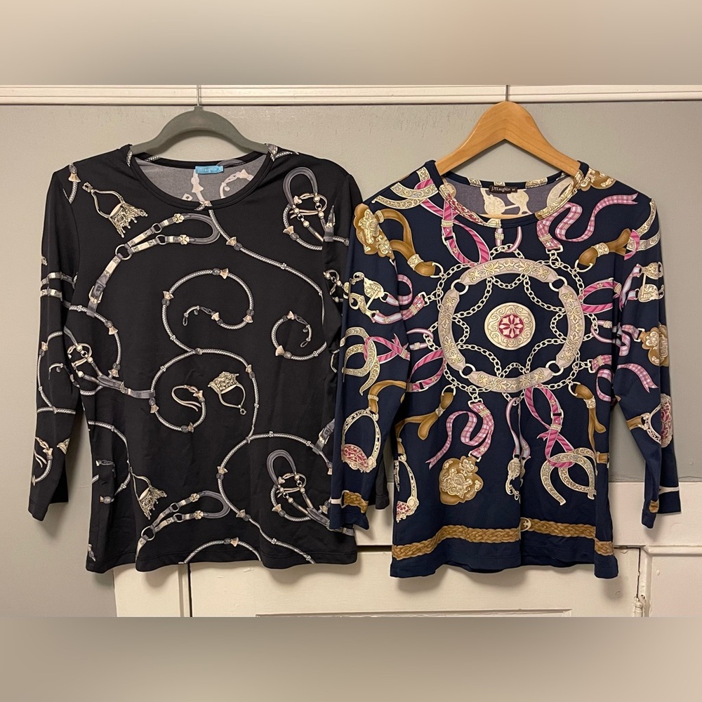 Set of Signature Knit Printed Tees